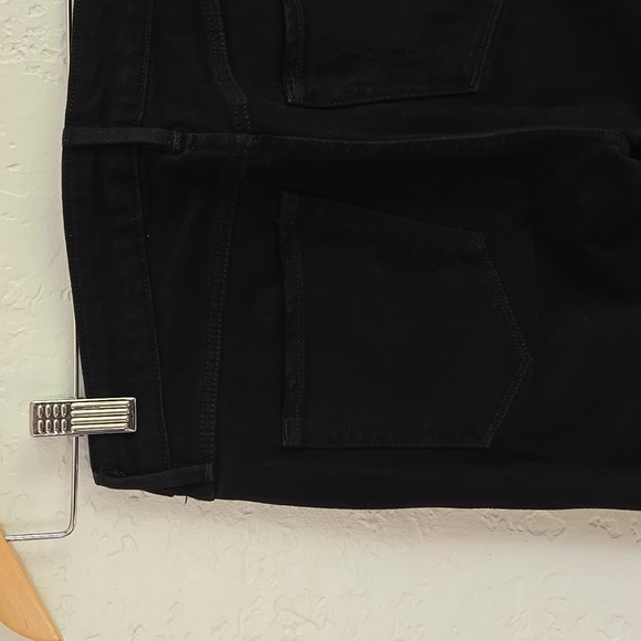 3x1 Distressed Black Denim Jeans Bowie 578 Size 24 - Picture 3 of 9